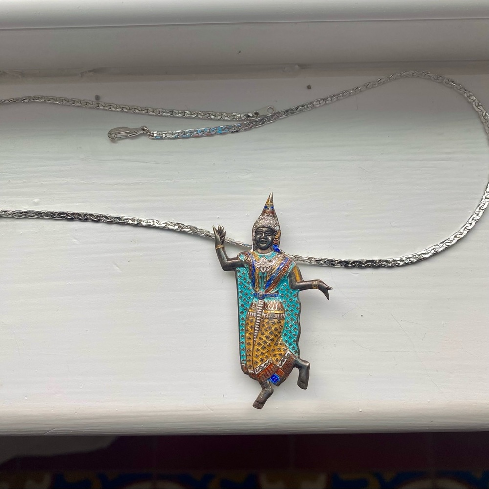 Sterling figure pendant - Picture 8 of 11